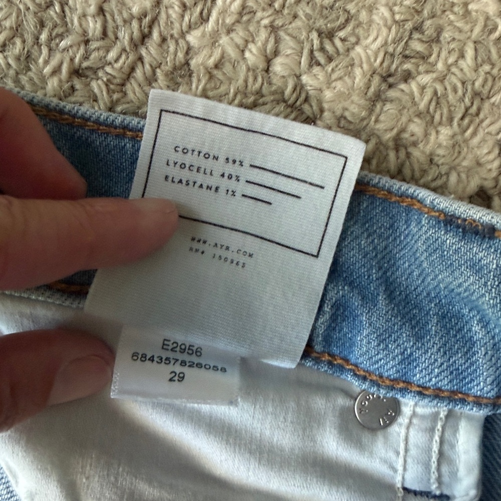 AYR Secret Sauce Heirloom wide leg jeans, size 29 - Picture 7 of 8
